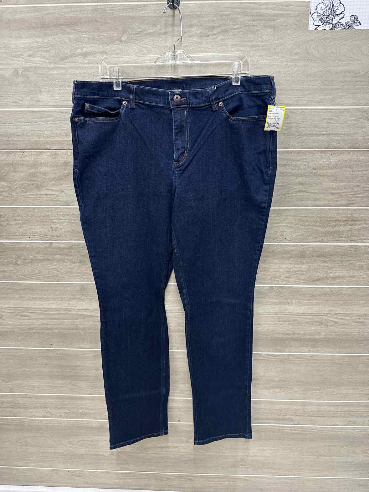 Duluth Size 18 Long Blue Plus Jeans