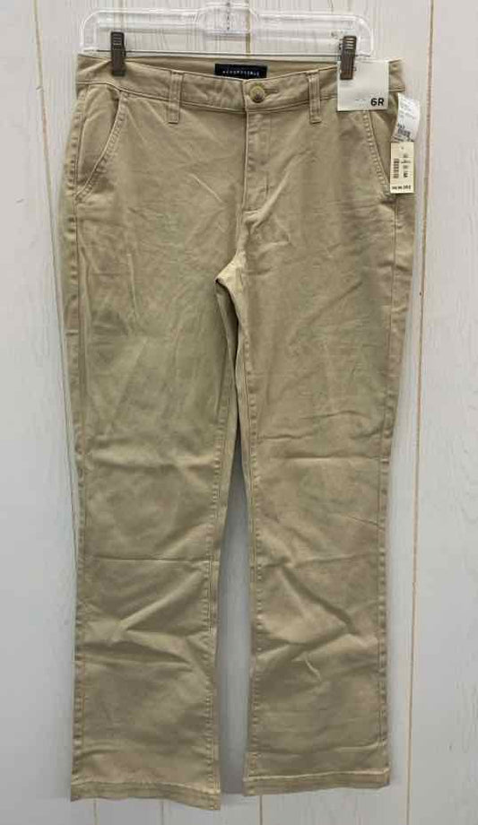 Aeropostale Khaki Womens Size 6 Pants