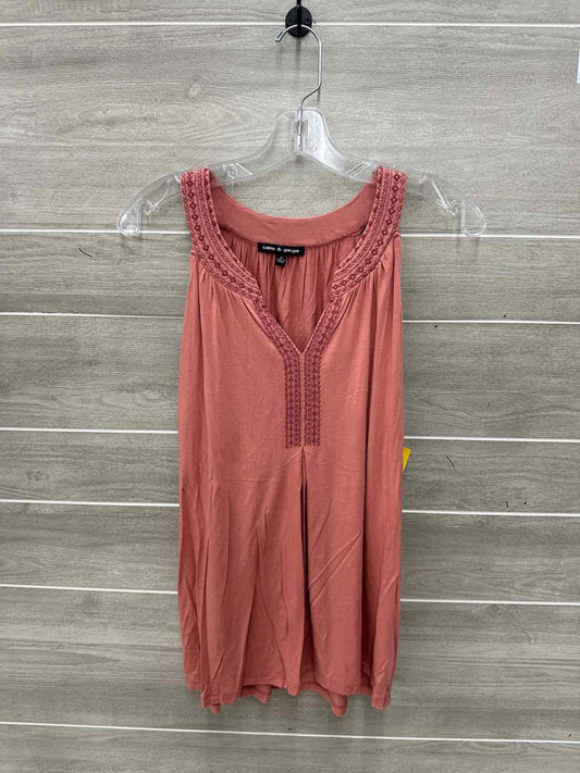 Cable & Gauge Pink Womens Size M Tank Top
