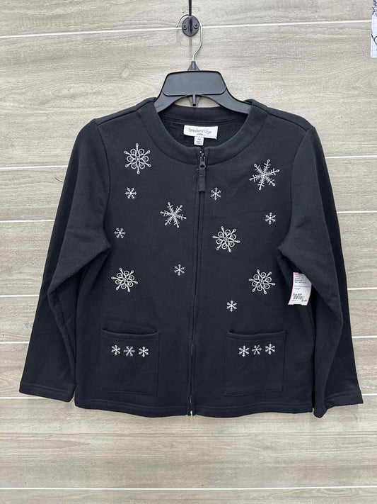 Breckenridge Size M/P Black Petite Sweatshirt