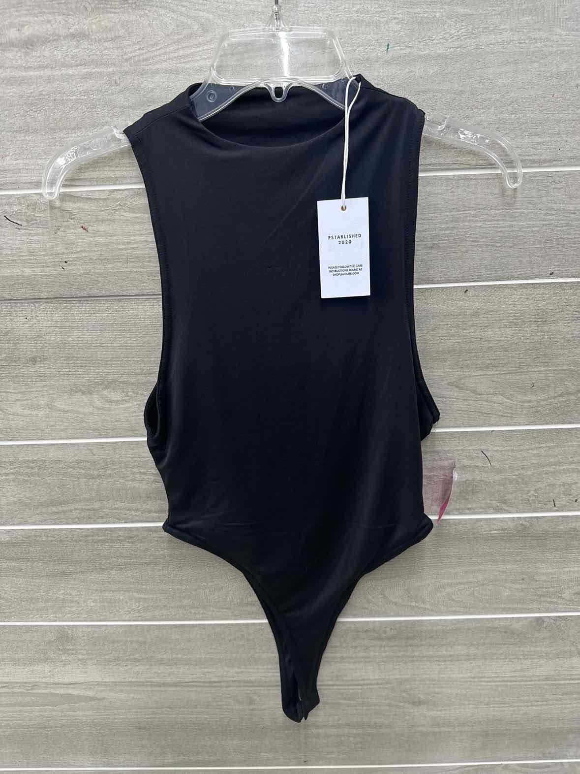Size S Black Womens Bodysuit