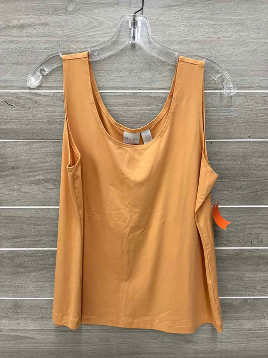 Chico's Orange Womens Women Size L Tank Top
