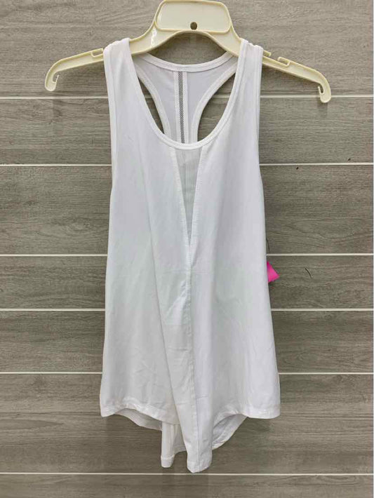 Zyia White Womens Size M Tank Top