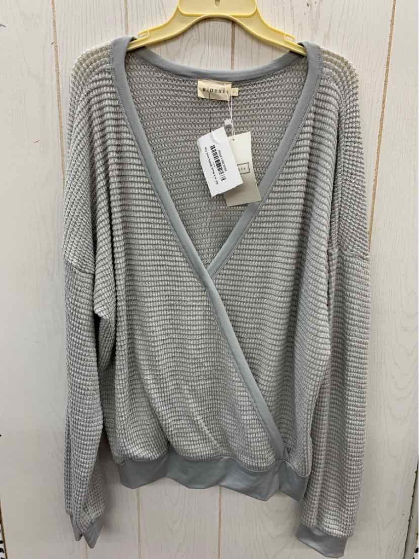 Ninexis Gray Womens Size L/XL Shirt