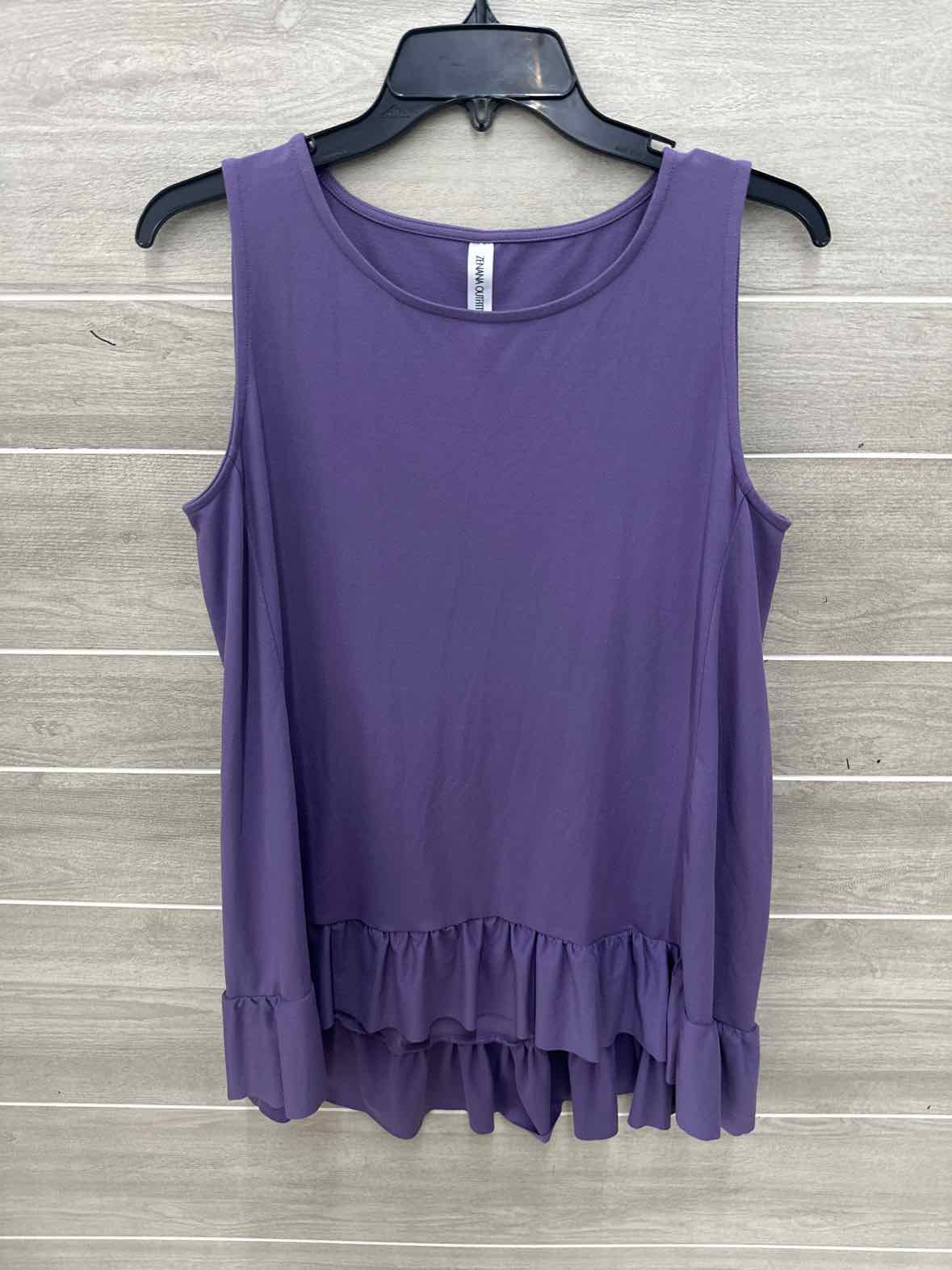 Zenana Purple Womens Size M/L Tank Top