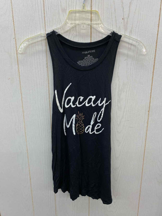 Maurices Black Womens Size XS Tank Top