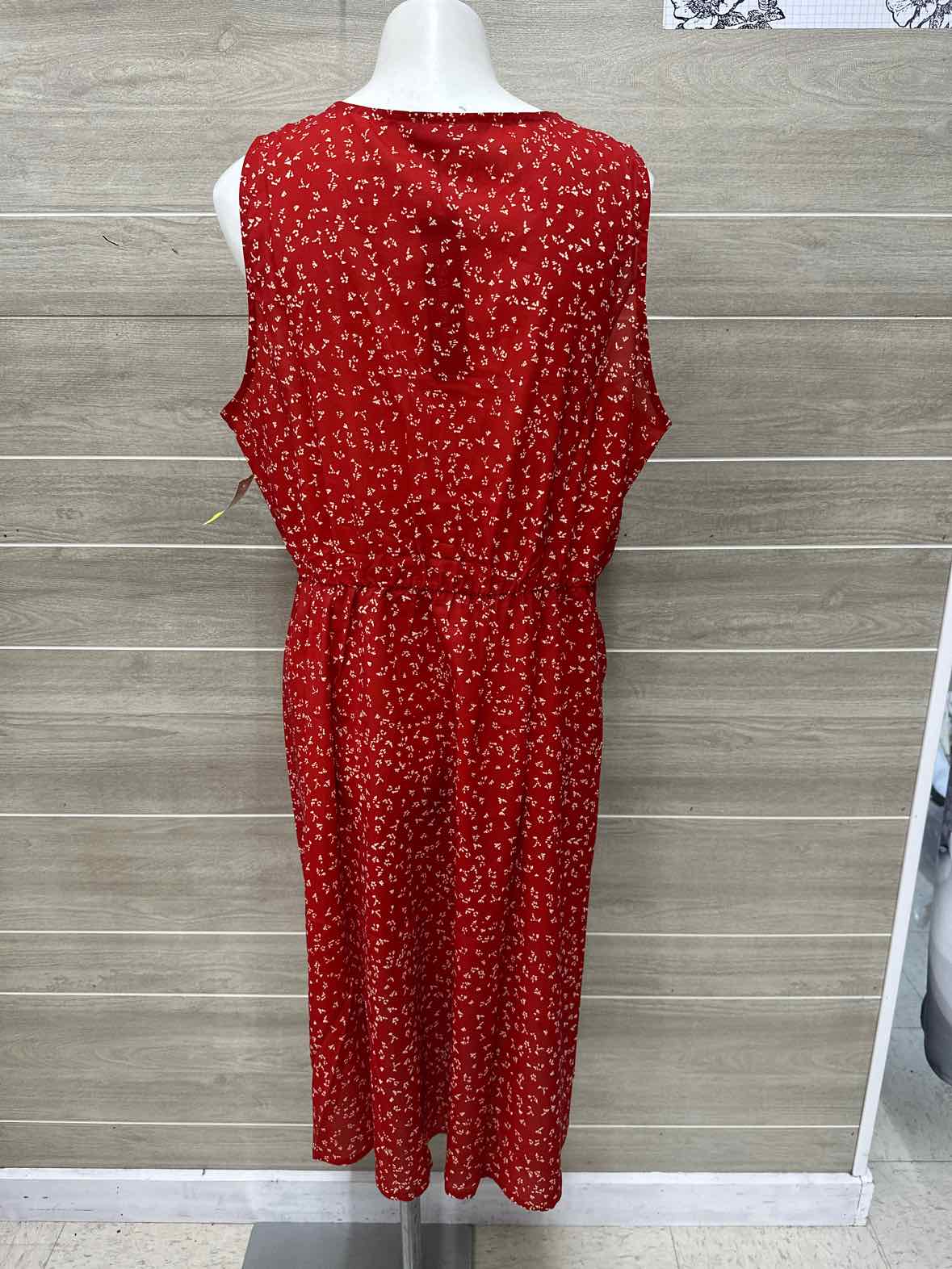 Allegra K Size 10/12 Orange Womens Dress