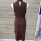 Amazon Size 6/8 Brown Womens Dress