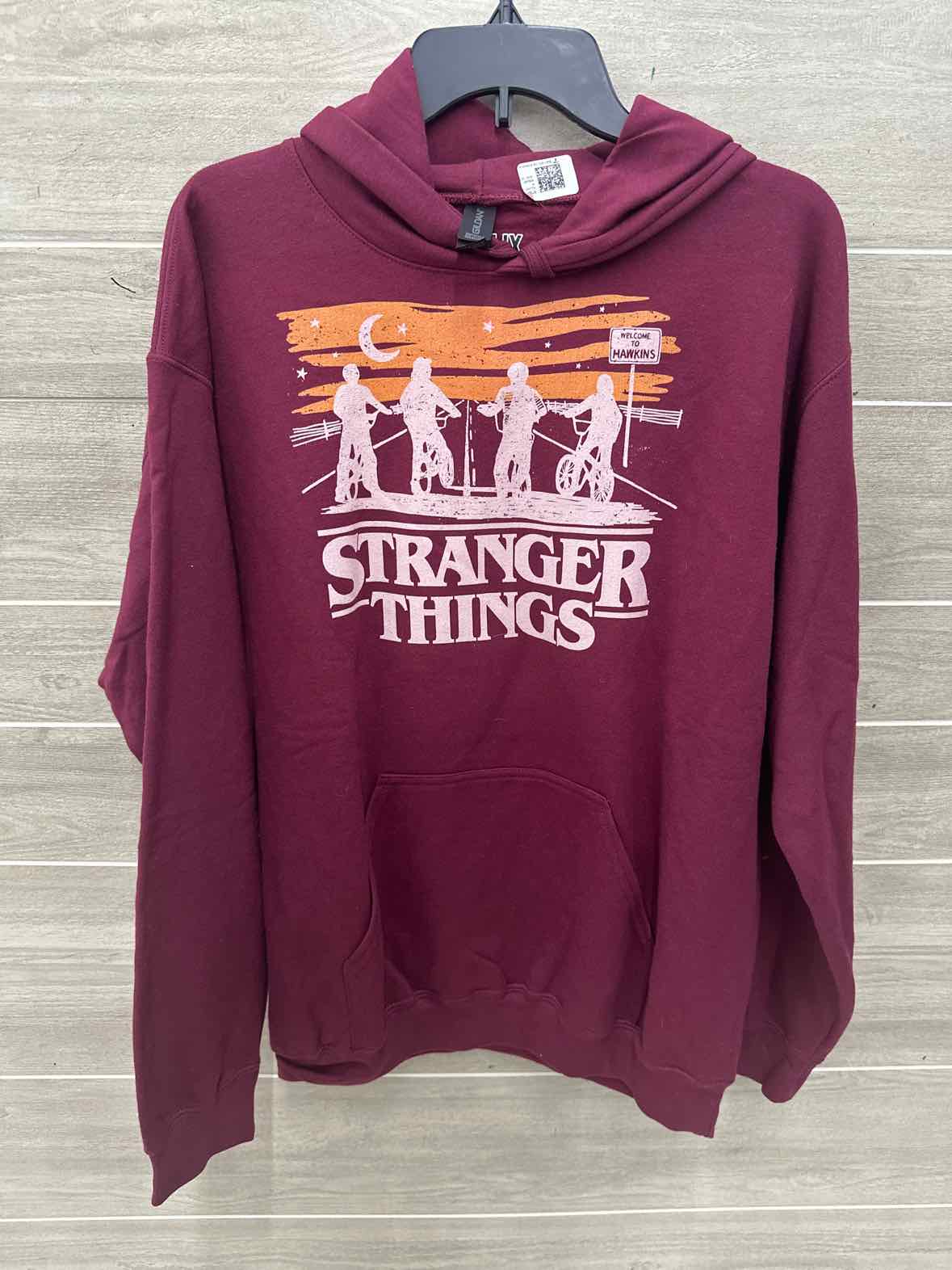 Size M Burgundy Womens Sweatshirt