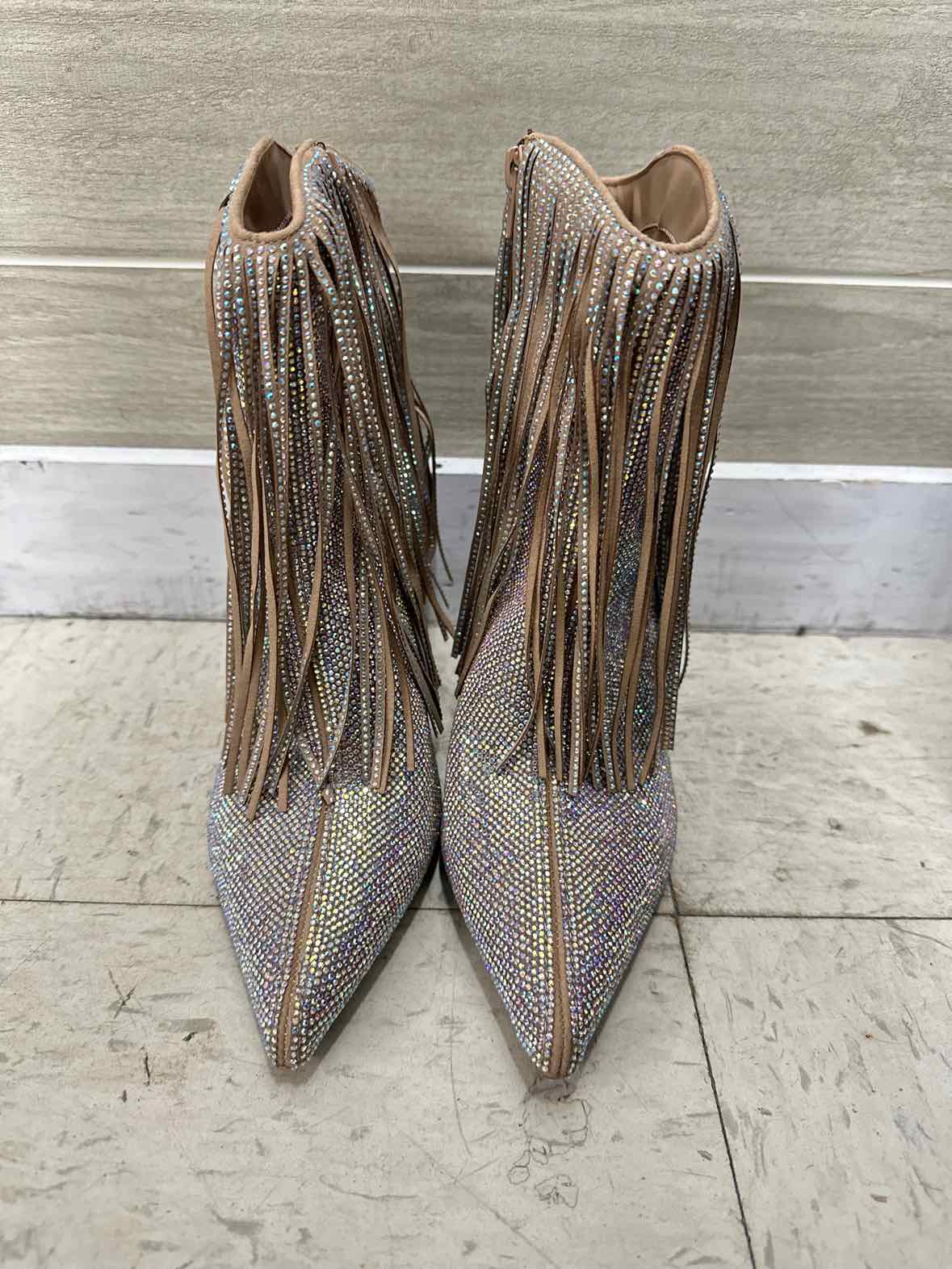 INC US Shoe Size 9.5 Silver Womens Boots