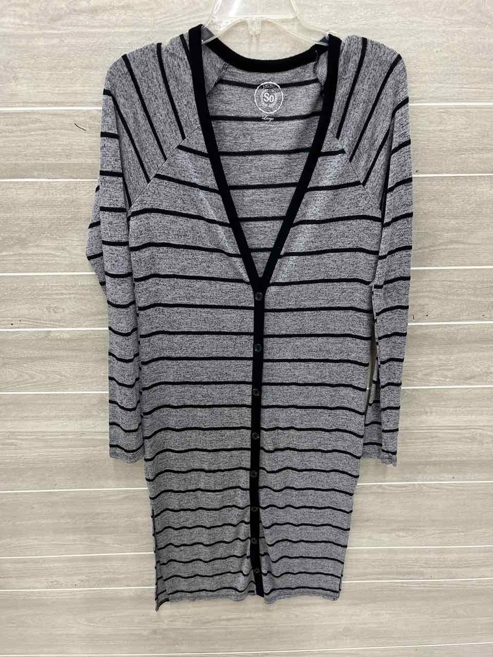 So Gray Womens Women Size L Sweater