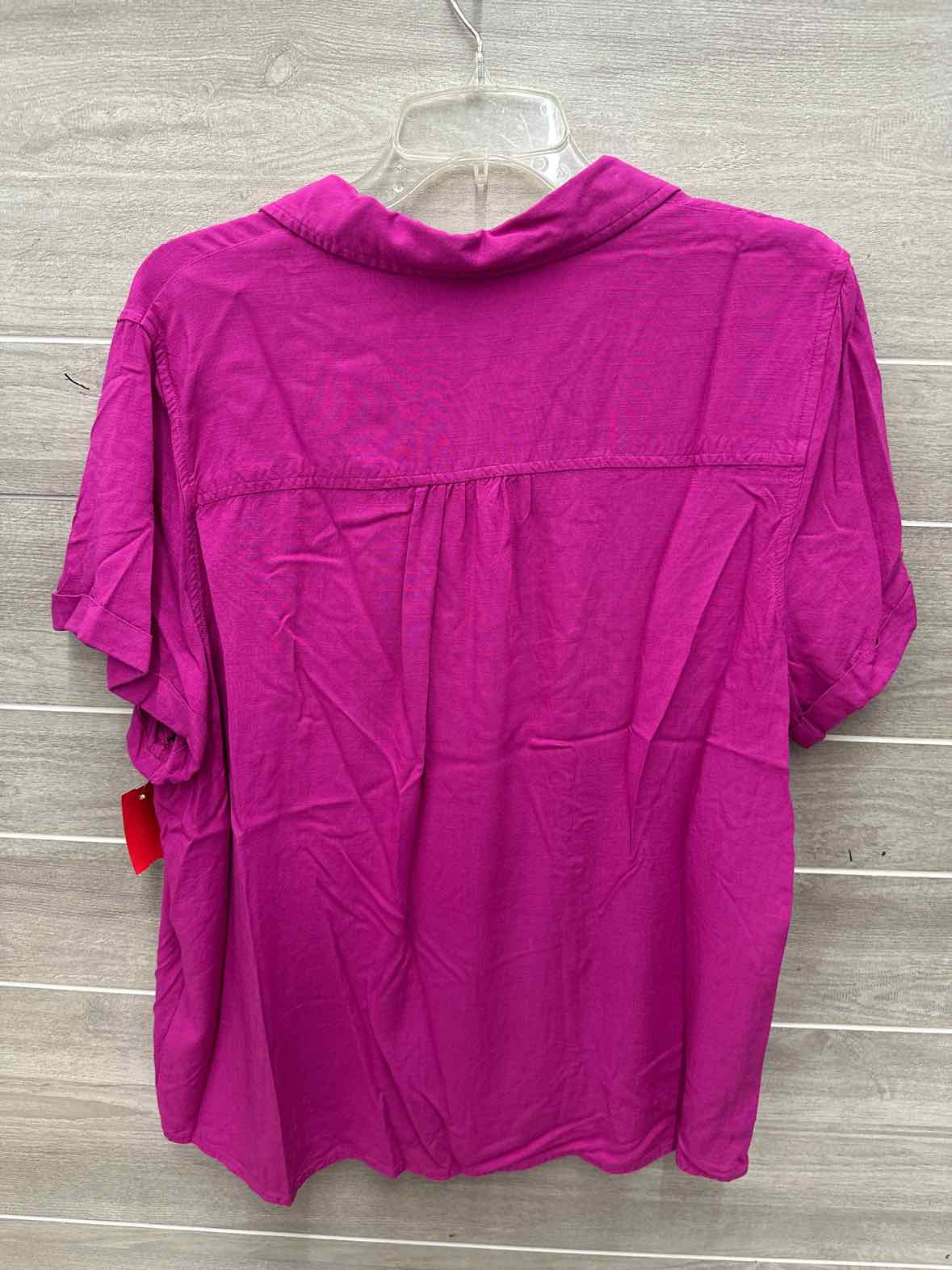 Croft & Barrow Size XXL Pink Plus Shirt
