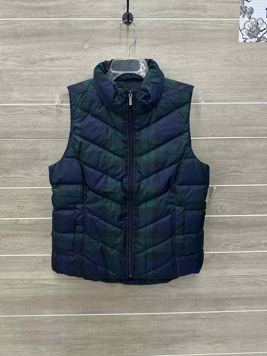 Lands End Size S Green Womens Vest
