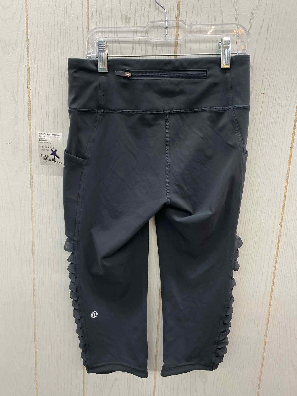 Lululemon Gray Womens Size 4 Leggings