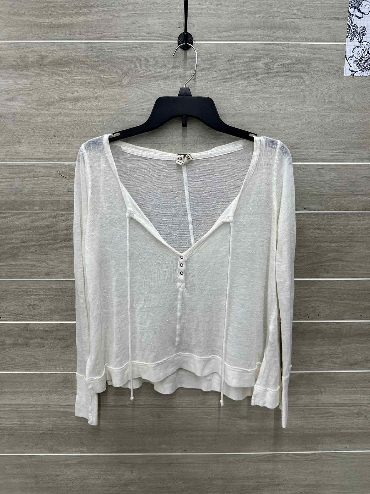 We the Free Size XS/S Cream Womens Shirt