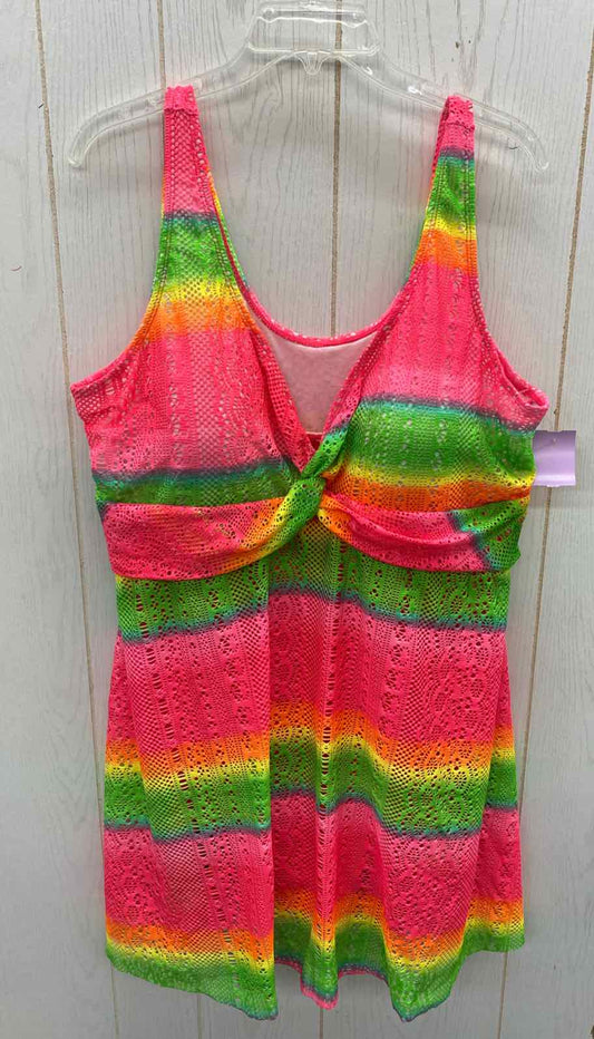 Pink Womens Size 3X Swimsuit