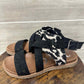 Very G US Shoe Size 6 Black Womens Sandals