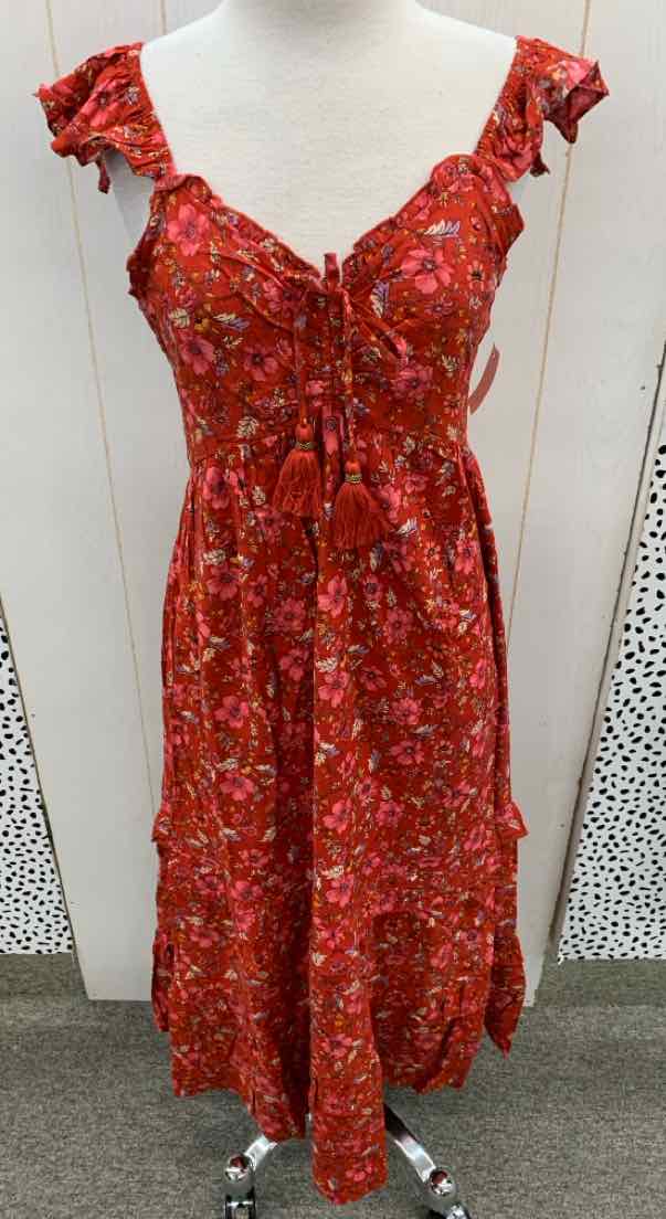 Band of Gypsies Red Womens Size 8/10 Dress