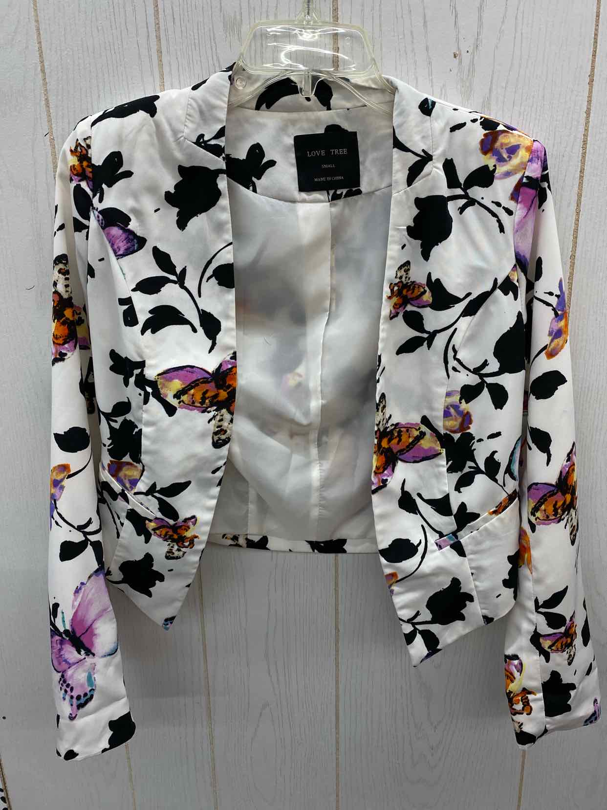 Love Tree White Womens Size 4/6 Blazer