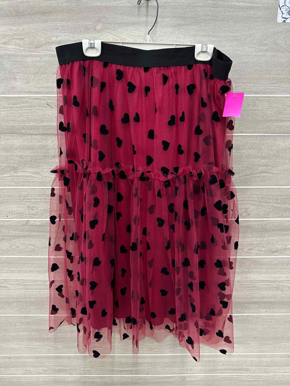 Shein Size 20 Burgundy Plus Skirt