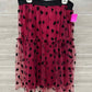 Shein Size 20 Burgundy Plus Skirt