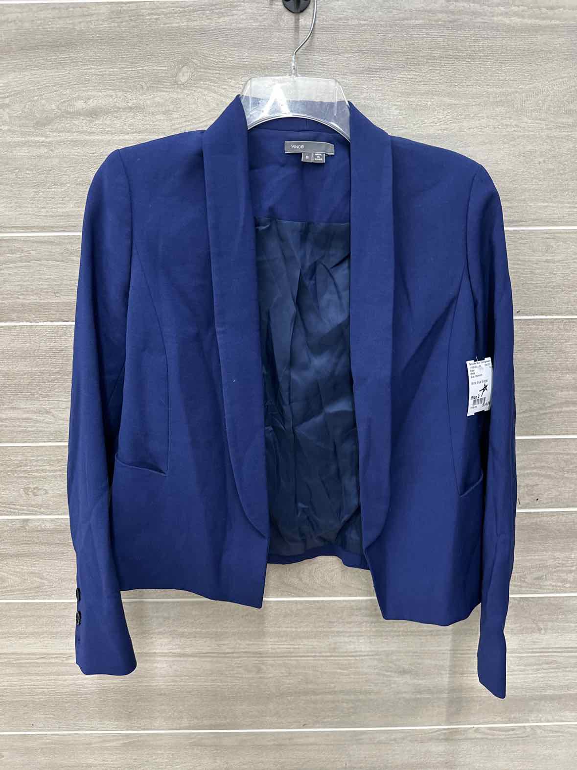Vince Blue Womens Size 2 Blazer