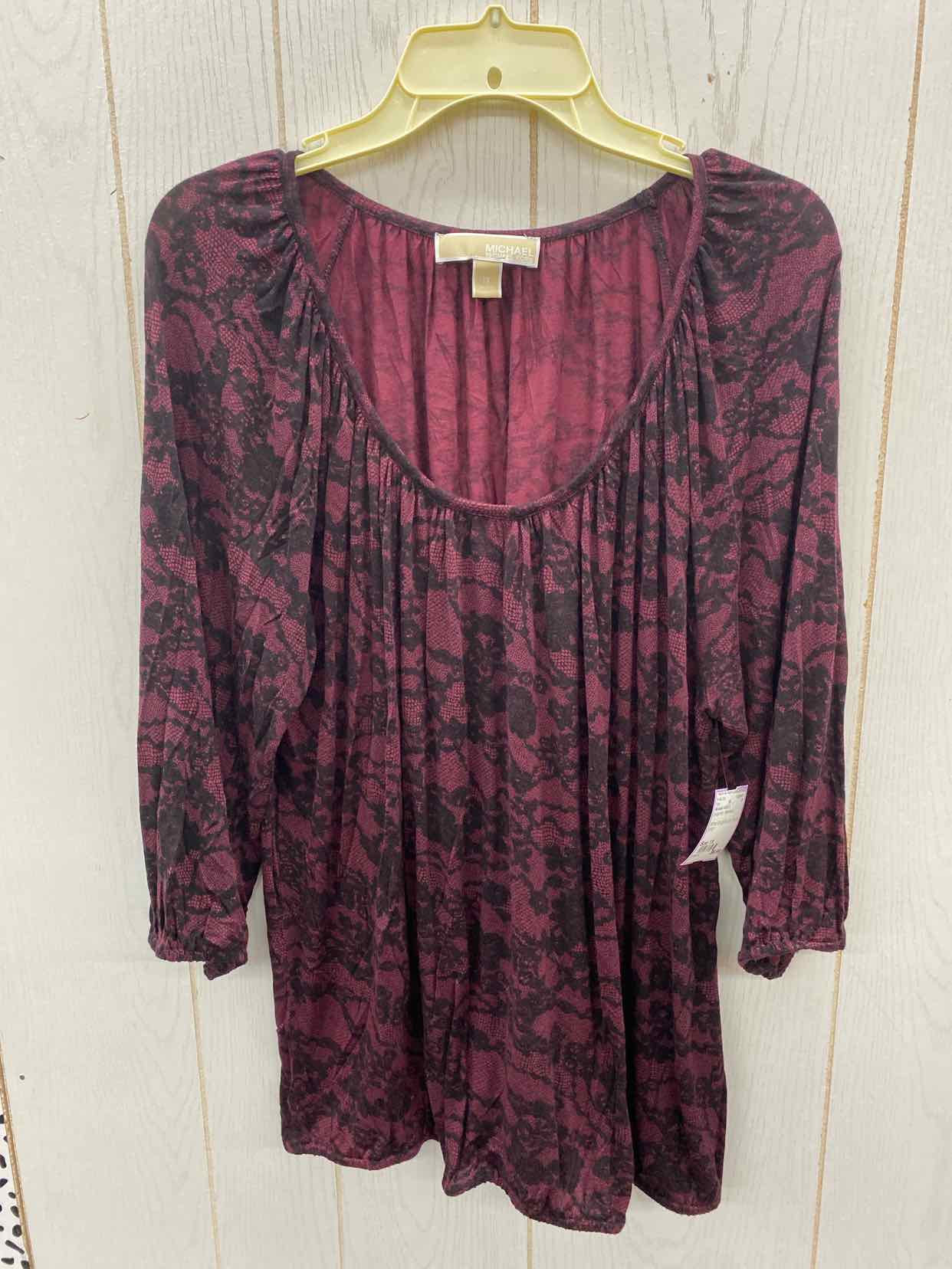 Michael KORS Burgundy Womens Size 1X Shirt