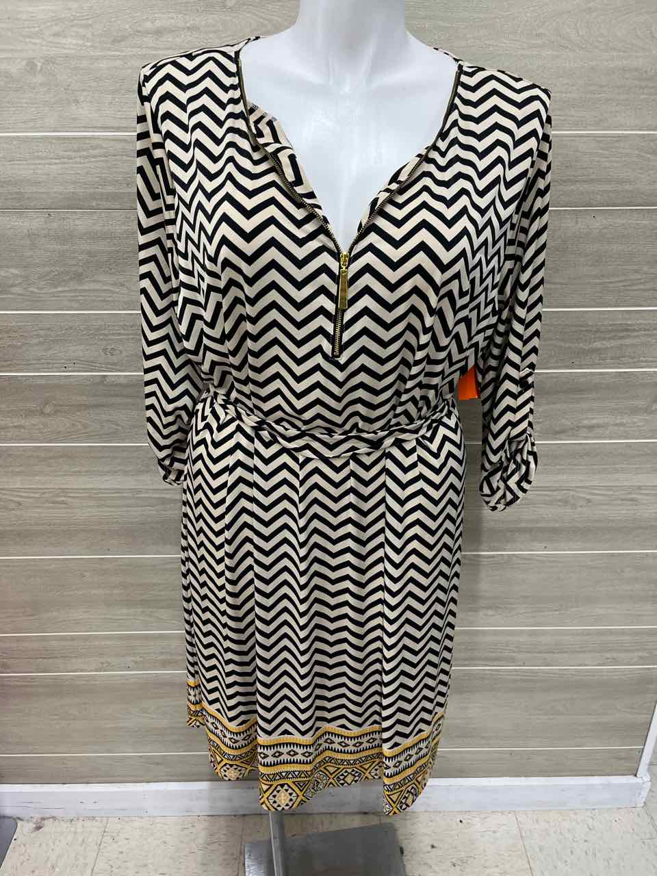 Tacera Size 3X Black Plus Dress