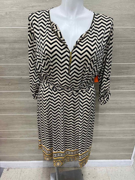 Tacera Size 3X Black Plus Dress