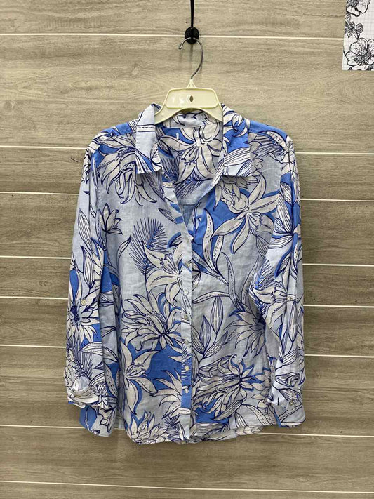 Blue Womens Women Size 3X Shirt