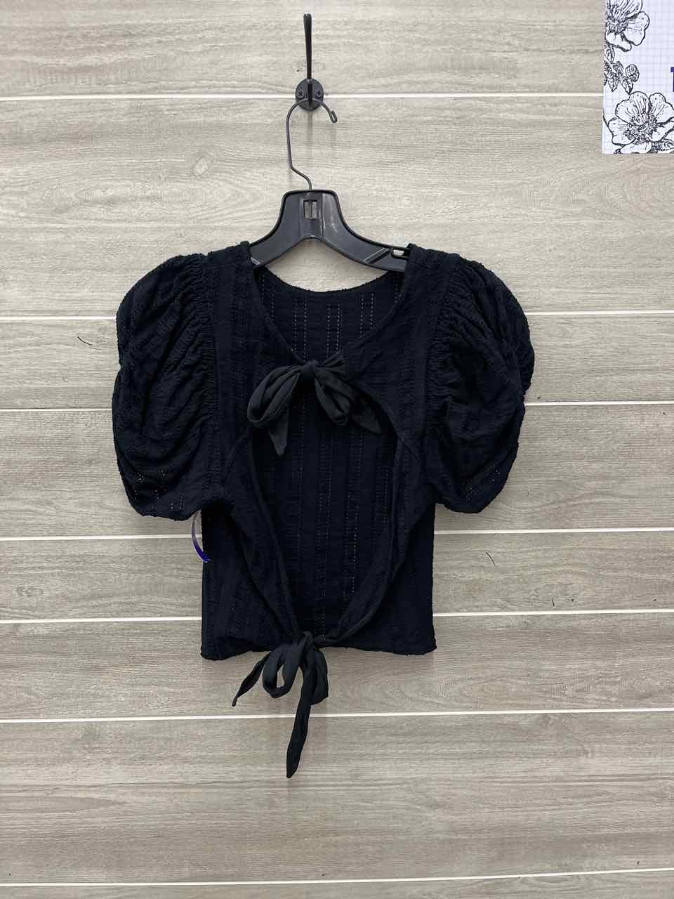 Free People Size S Black Junior Shirt