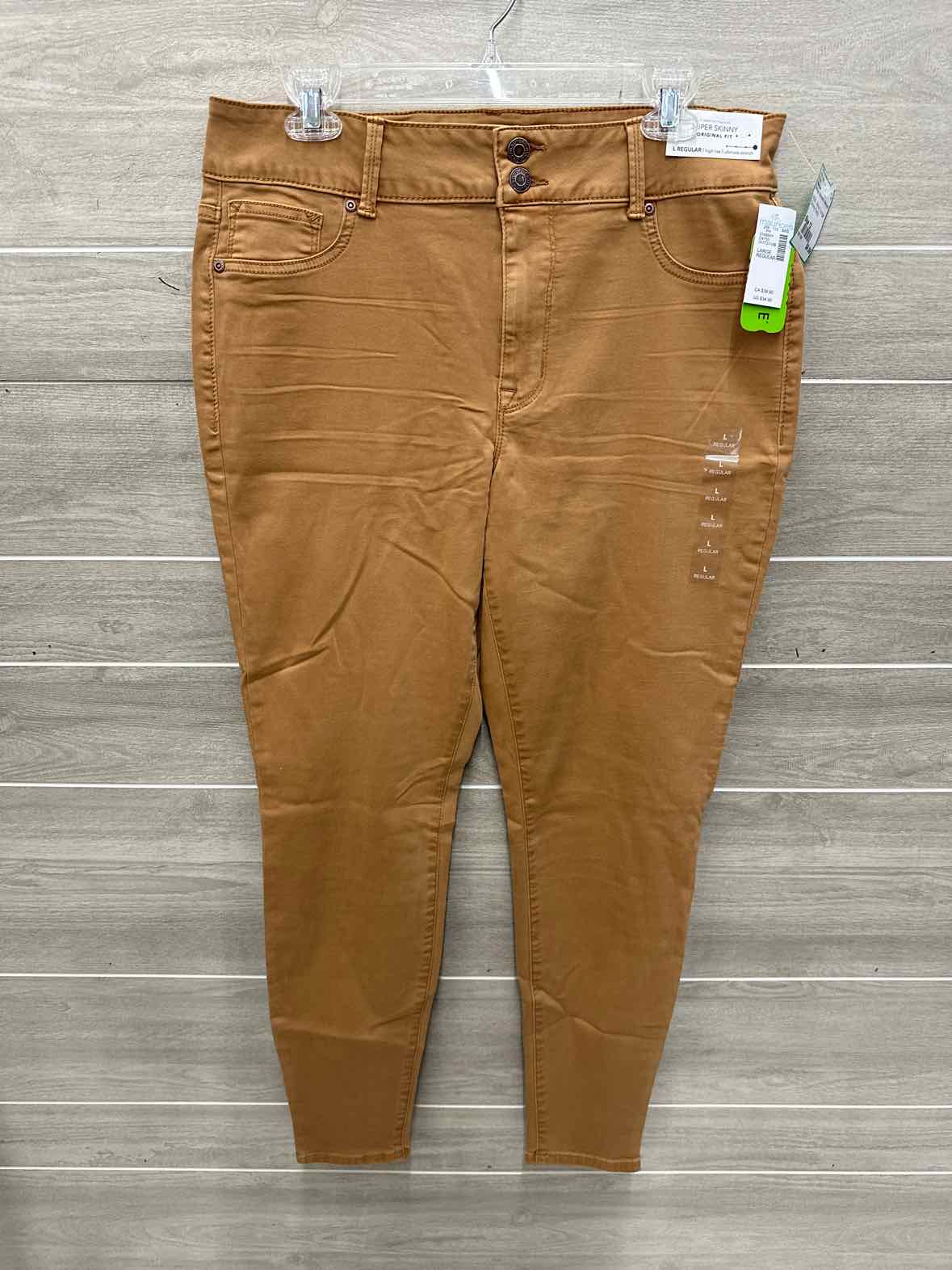 Maurices Size 12 Orange Womens Pants