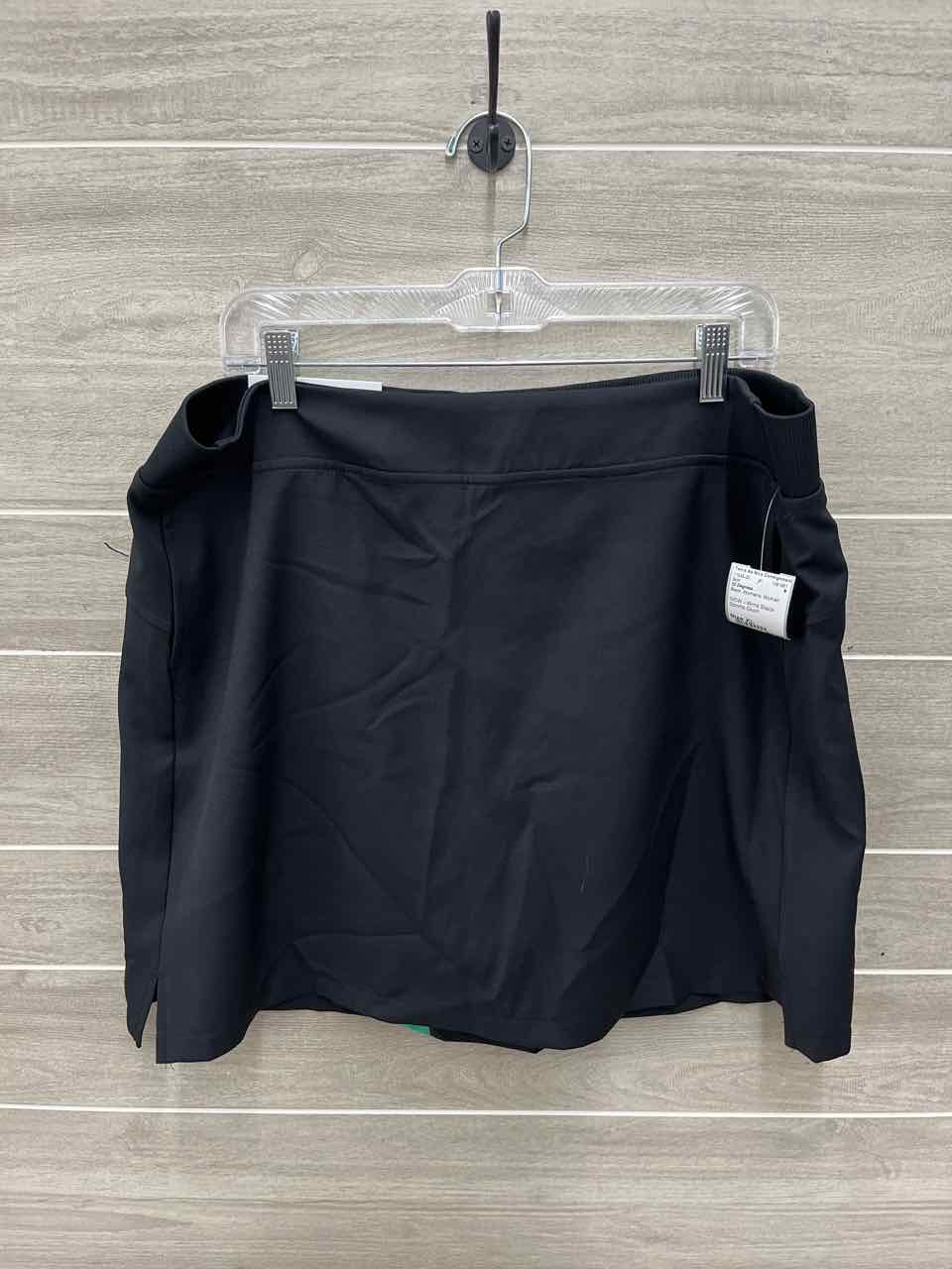32 Degrees Black Womens Women Size XL Skirt