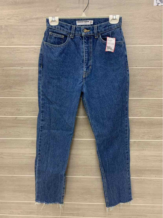 American Apparell Blue Womens Size 2/4 Jeans