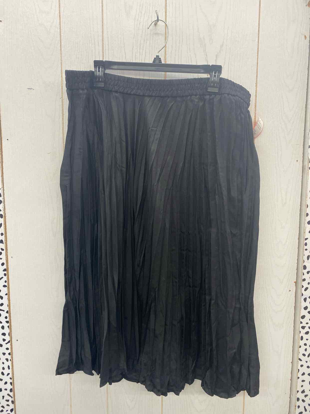 Time & Tru Black Womens Size 22 Skirt