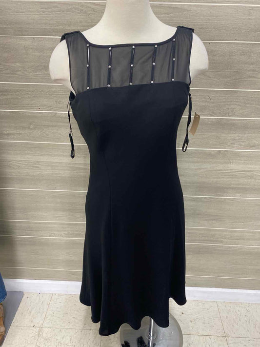 Evan Picone Black Womens Size 6 Dress