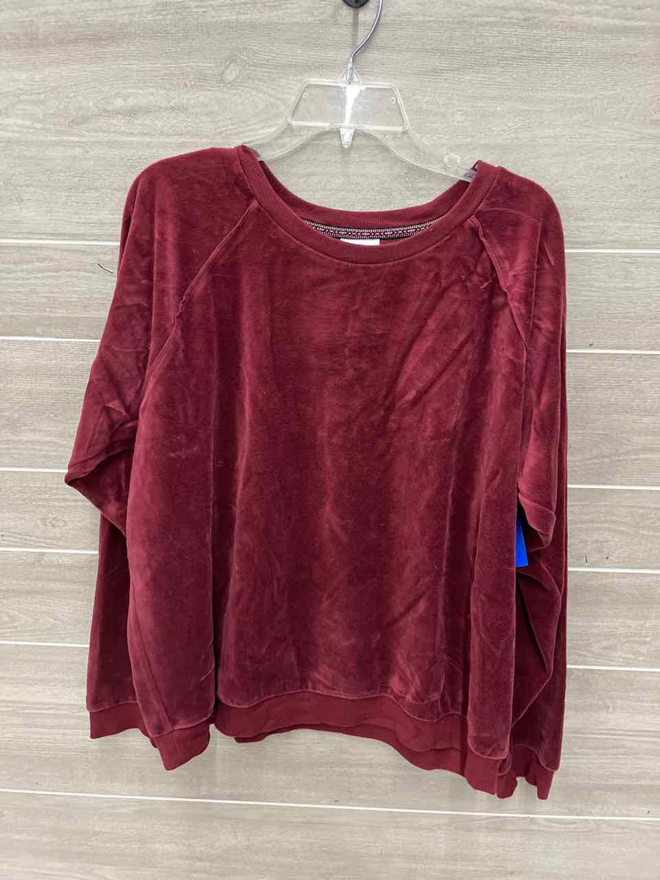Knox Rose Size XXL Burgundy Plus Shirt
