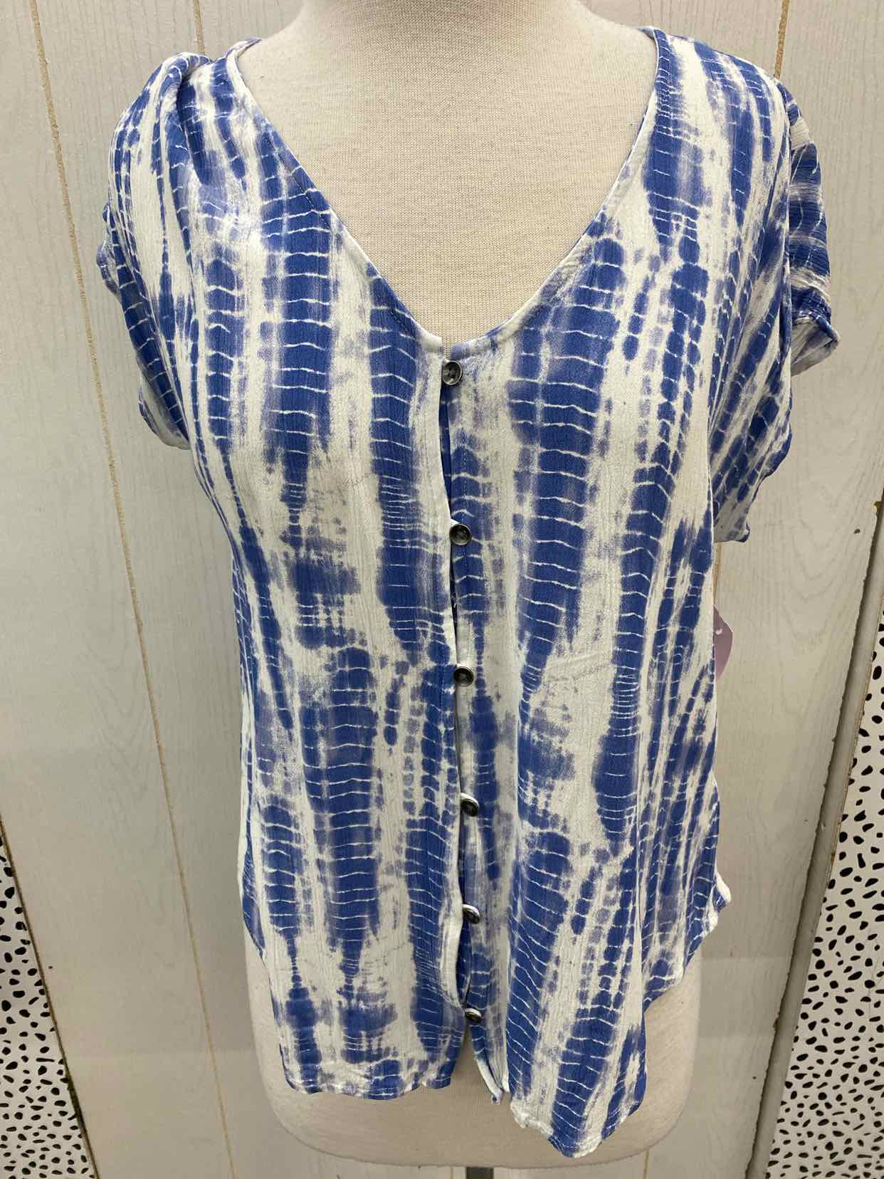 Maurices Blue Womens Size Small Shirt