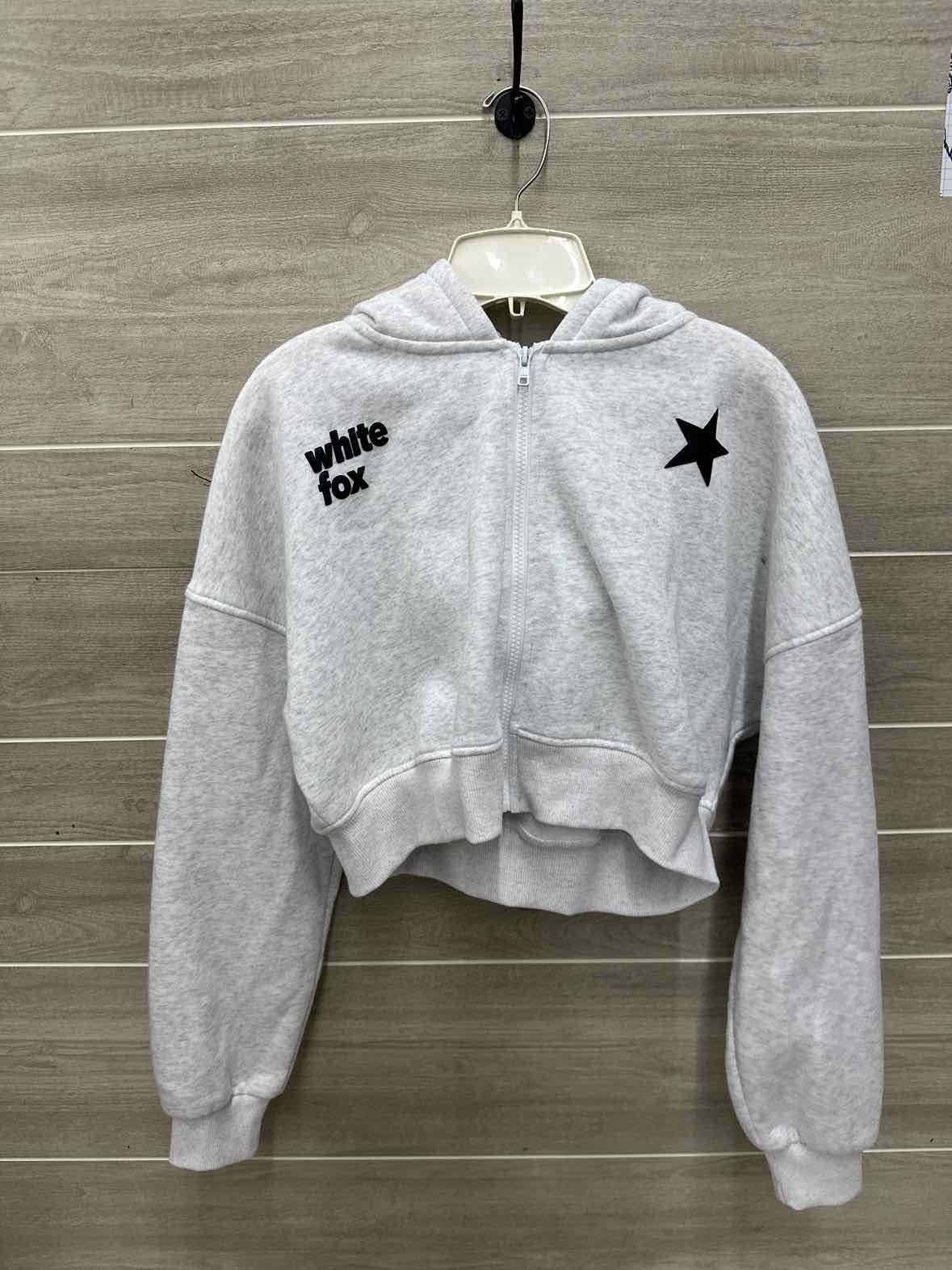 White Fox Size M White Womens Sweatshirt
