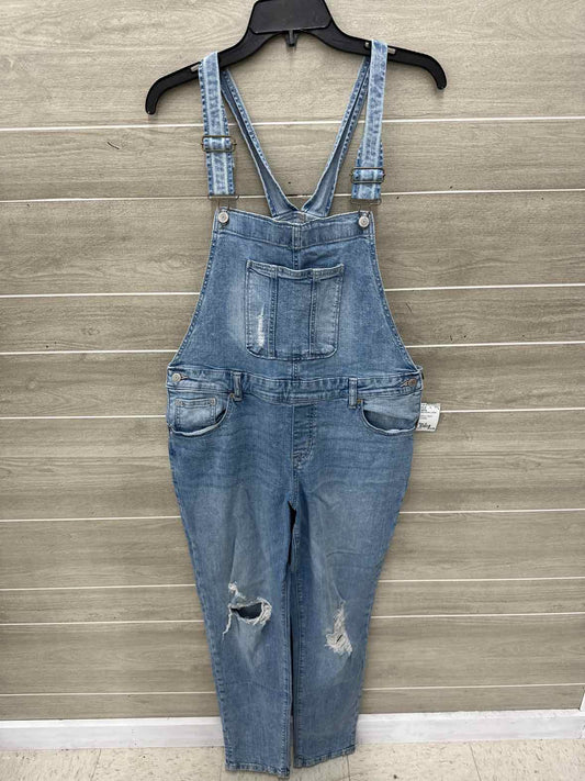 Maurices Blue Womens Women Size 12 Overalls