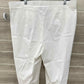 Jones New York Size 14 White Womens Pants