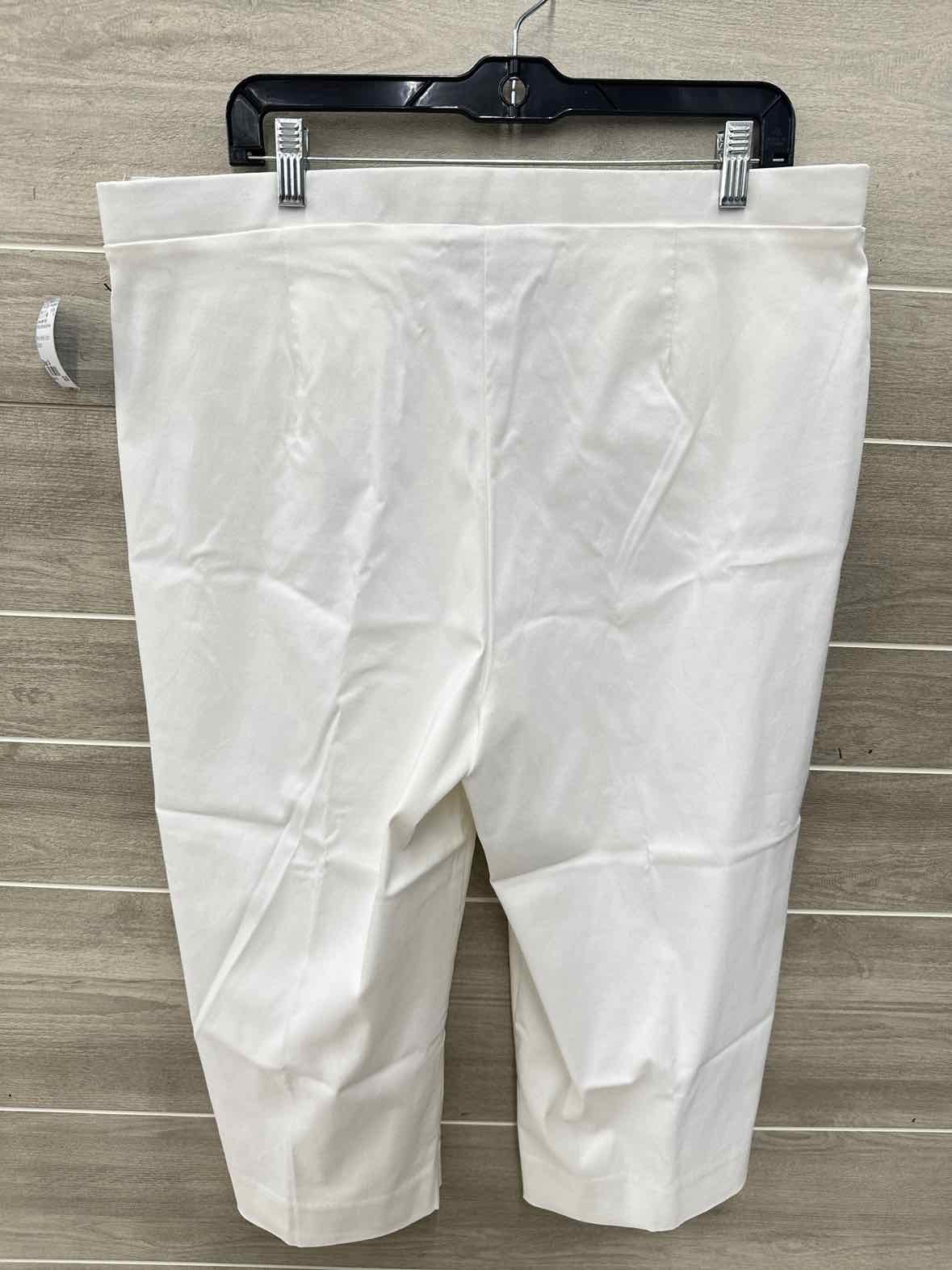 Jones New York Size 14 White Womens Pants