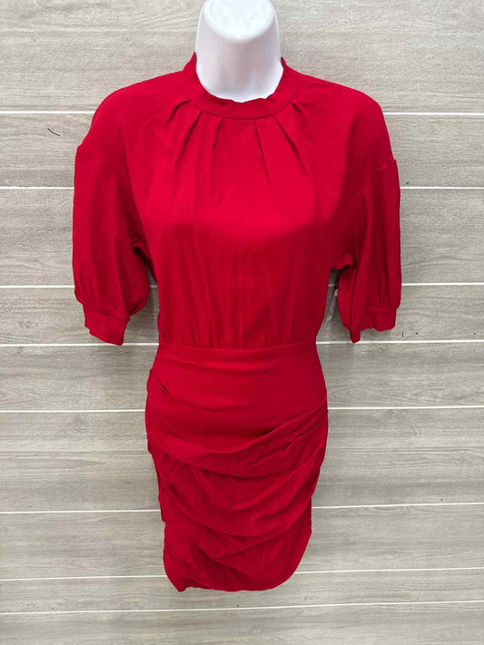 Maje Red Womens Women Size 1/2 Dress