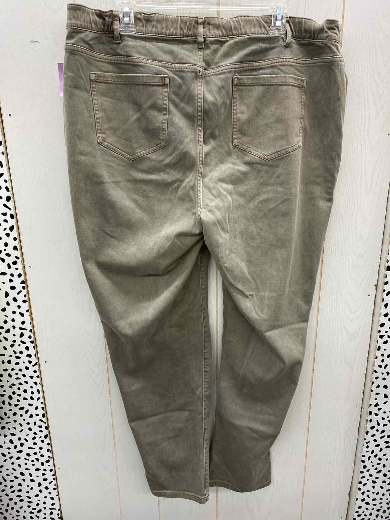 J Jill Taupe Womens Size 20 Pants