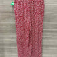 Size 12 Red Womens Pants