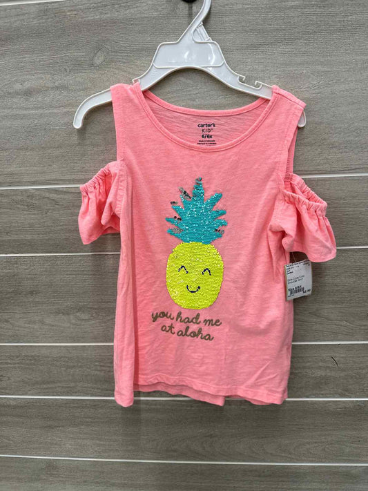 Carters Girls Size 6/6X Shirt