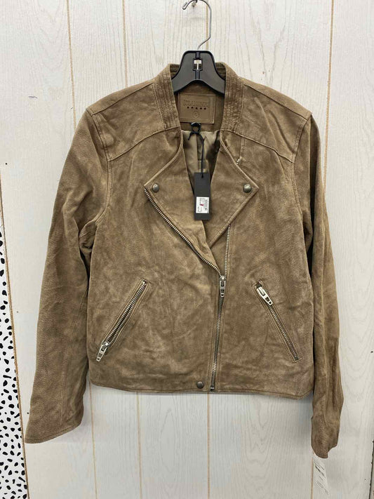 BlankNYC Brown Womens Size L Jacket (Outdoor)