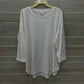 Crown & Ivy Size XL Cream Womens Shirt