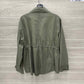 Ambiance Apparel Size 1X Olive Plus Jacket (Outdoor)