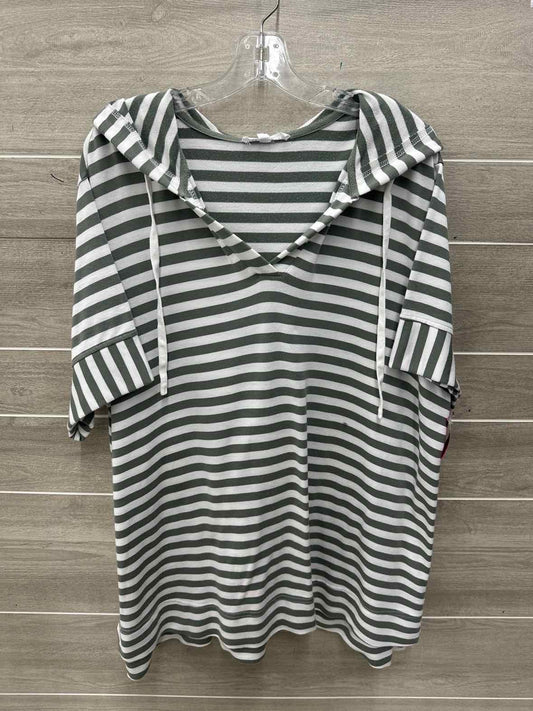 Jane & Delancey Size 1X Olive Plus Shirt